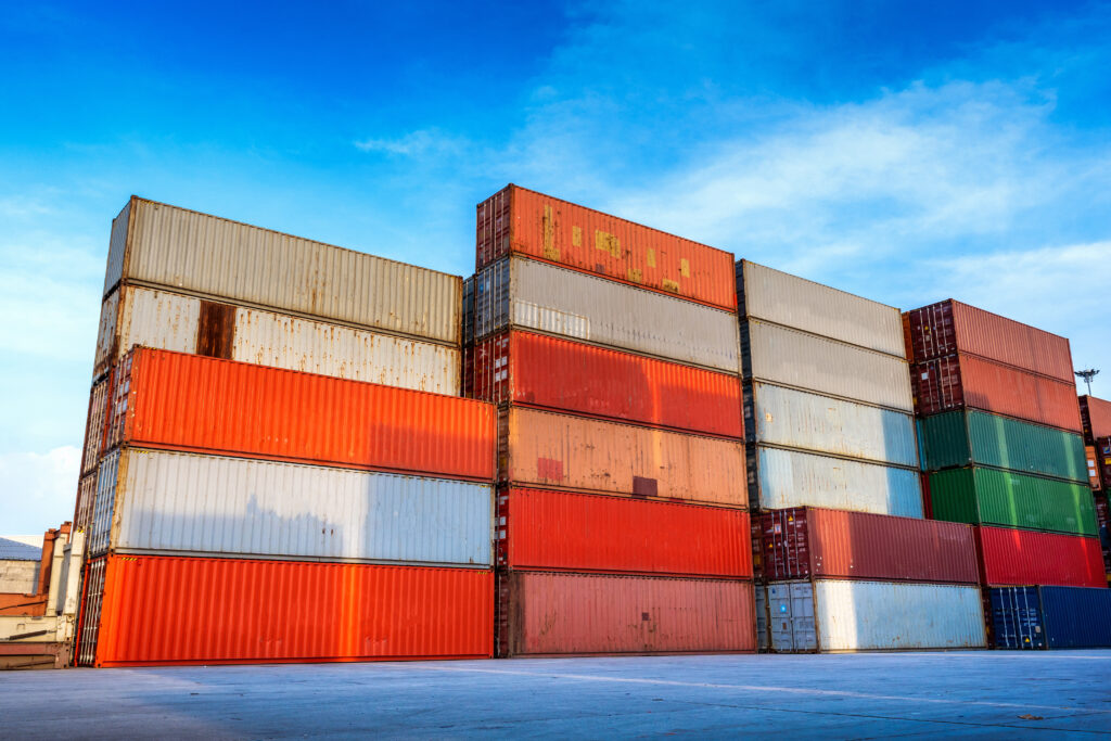 industrial containers box for logistic import export business.
